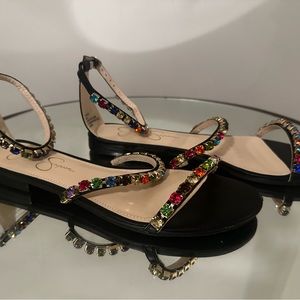Jessica Simpson flat jeweled sandal